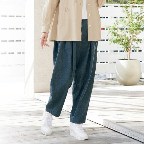 プランテーション ビゼンコットンストレッチデニムパンツ | ライト
