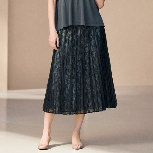 美品 ファビアナフィリッピ チュールスカート ロング シアー ブラック系 大草直子さん×ファビアナフィリッピ コラボチュールスカート完成