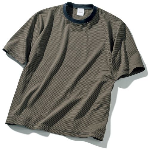 ブルーブルージャパン 手染めインディゴ・手刺しパッチワークTシャツ