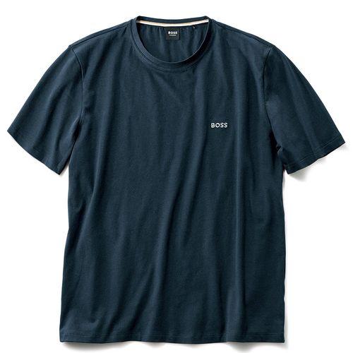 アンティーチポ イタリア製コットンモックネックTシャツ | ライト