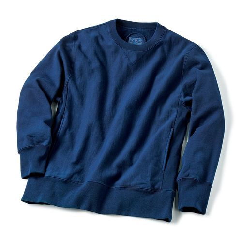 ゴイチヤ インディゴ染め抜染プリント・長袖スカTシャツ | ライト