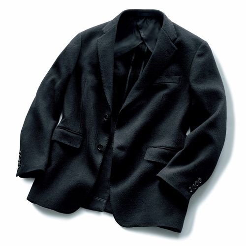 美品★ファクトリエ 洗えるツイード調ウールジャケット ストレッチ 洗えるツイード調ウールパンツ/ストレッチ/グレー | Factelier