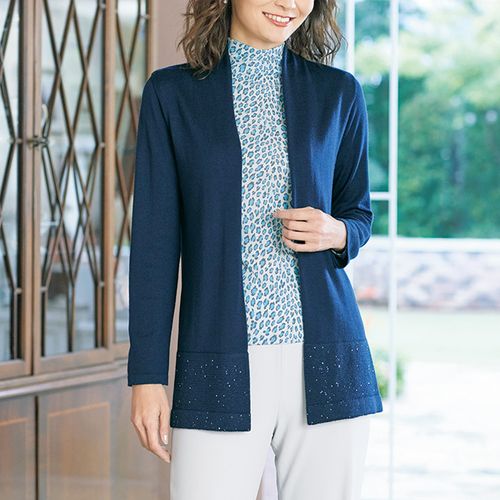 4298 SHIZUKA KOMURO 優美なレースカーディガン | ライトアップ