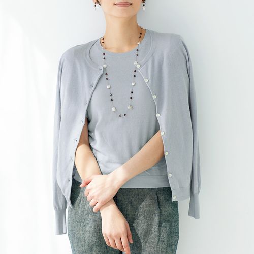 4298 SHIZUKA KOMURO 優美なレースカーディガン | ライトアップ