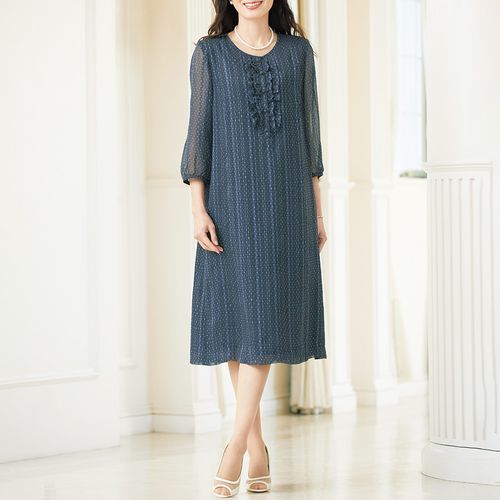 49AV.ジュンコ シマダ 襟付きワンピース／当社限定 | ライトアップ