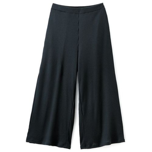 壺草苑 天然藍染・綿楊柳ワイドパンツ | ライトアップオンラインストア