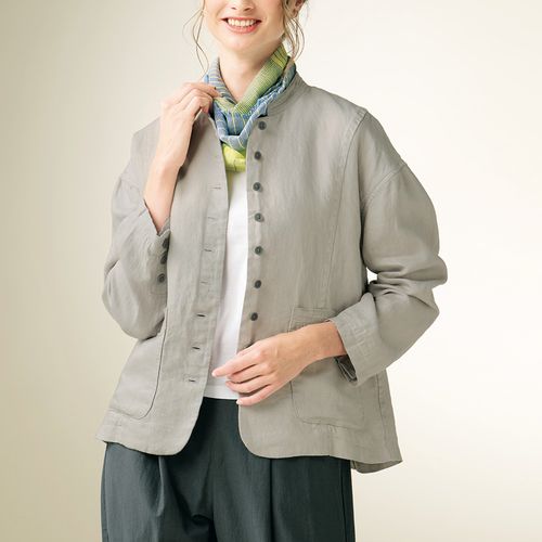 ヤッコマリカルド ピンタックカットソージャケット | ライトアップ