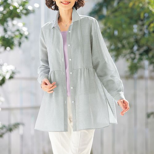 りんご様♡専用　新品タグ付◉ バックプリーツ切替ブラウス DOORS グレー 今着たいブラウス🎵 | リフレクト | 松坂屋静岡店公式 SHOP BLOG