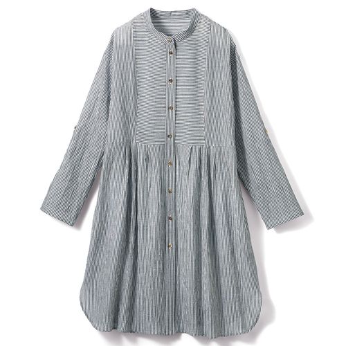 コットンハウスアヤ コーデュロイ使いブラウス | ライトアップ