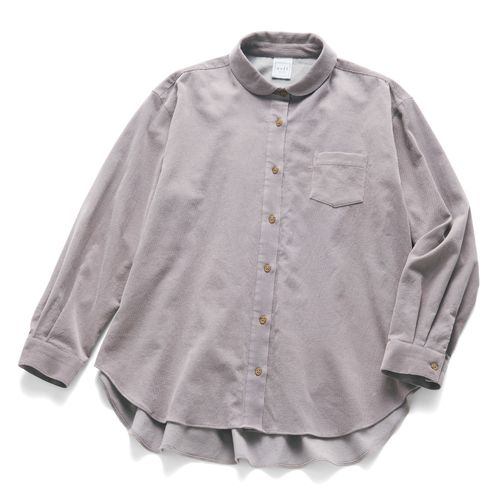 コットンハウスアヤ コーデュロイ使いブラウス | ライトアップ