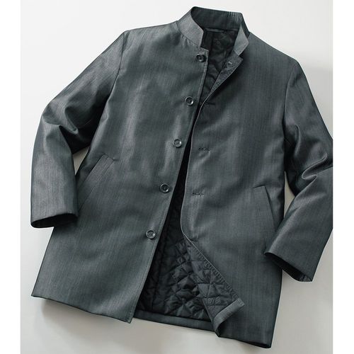 【COｌTO】コート シルクブラウス オーバーサイズ リラックスフィット ロング シルクトレンチコートコート