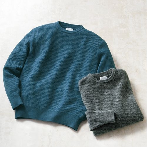 STILL BY HAND 和紙混の涼やかニットTシャツ | ライトアップオンライン