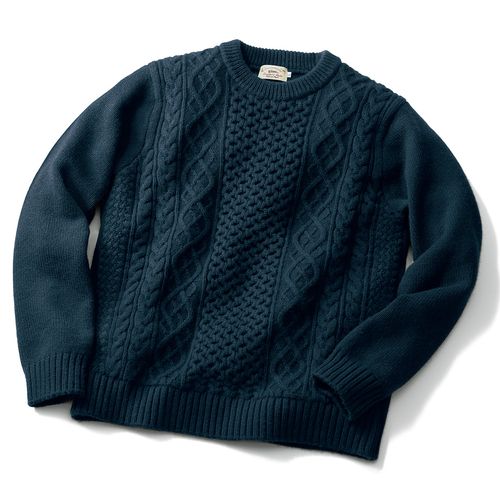 ペレグリン ブリティッシュウールのアランセーター | ライトアップ