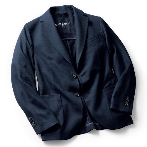 チルコロ1901 コットンストレッチジャージージャケット | ライトアップ