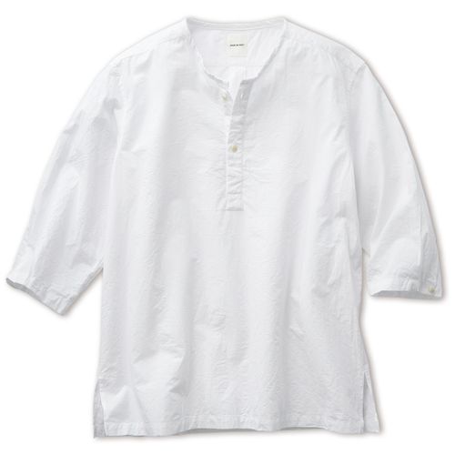 STILL BY HAND キュプラコットンのプルオーバーシャツ | ライトアップ