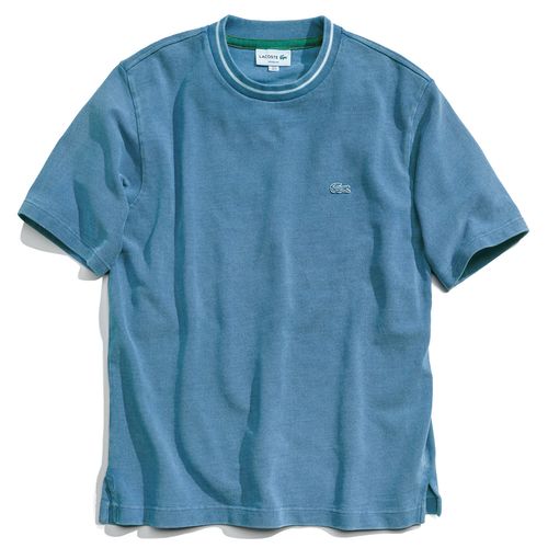 ブルーブルージャパン 手染めインディゴ・手刺しパッチワークTシャツ