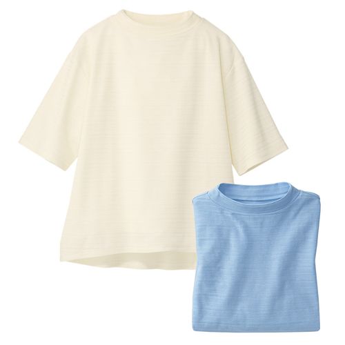 プリスティン 七分袖Tシャツ／3枚組 | ライトアップオンラインストア
