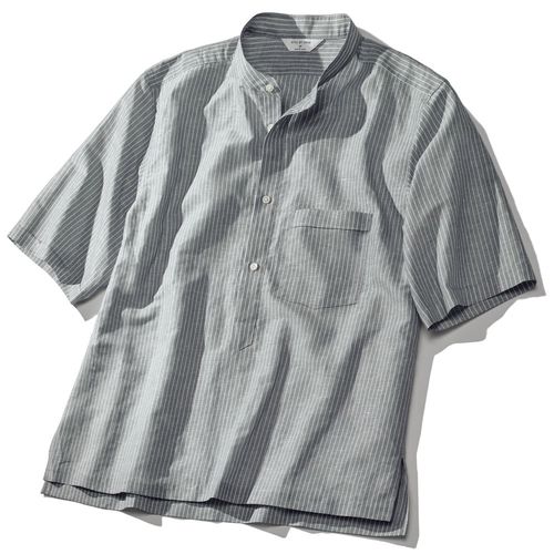 【先行販売】ガーゼデイリーショートシャツ SHENERY】デニムオーバーショートシャツ | OUTLET(アウトレット