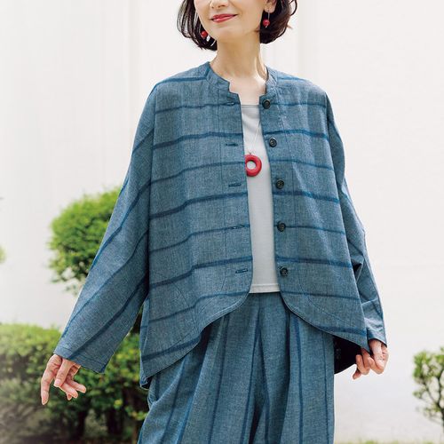三村 健ニ インディゴ染めジャケット | ライトアップオンラインストア