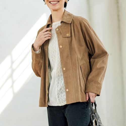 ツムグ 幾何学柄ジャカードデニムジャケット | ライトアップオンライン