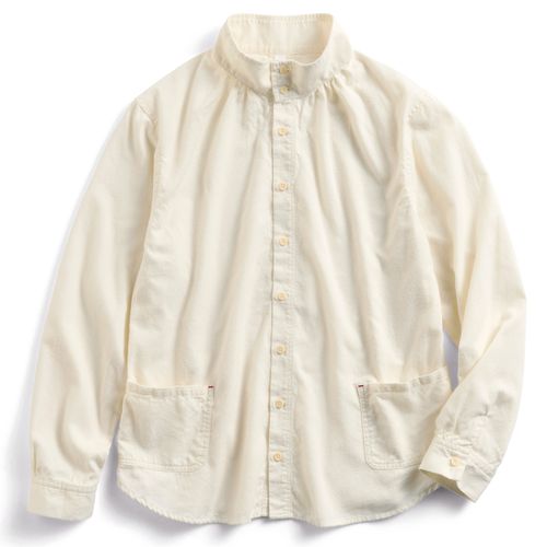 コットンハウスアヤ コーデュロイ使いブラウス | ライトアップ