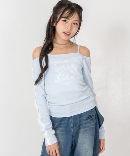 ビスチェ見え 肩アキ トップス【セットアップ対応】 423-3690 – ANAP