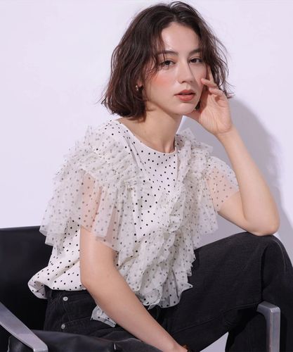 WEB LIMITED]フレンチスリーブ裾バルーンブラウス | シャツ・ブラウス