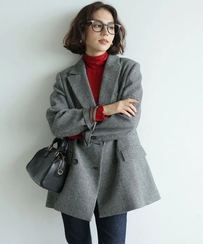 Arpege story Wジャケットコート　Wボタンジャコット　チャコール Wボタンジャコット | コート | Arpege story（アルページュストーリー