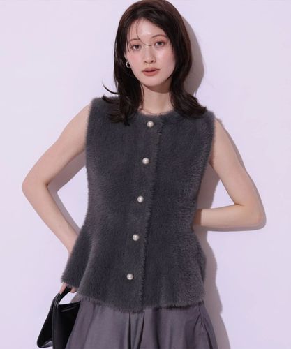 Arpege storyルミネ池袋店限定》チュールラッフルツィードニット