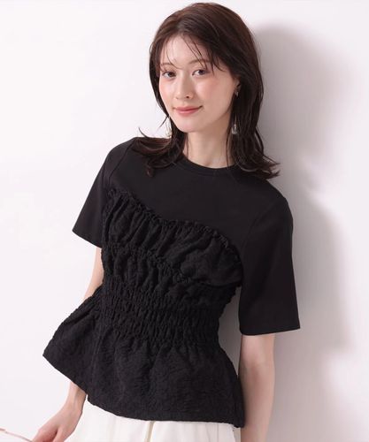 パールペプラムドッキングカットソー | Tシャツ・カットソー