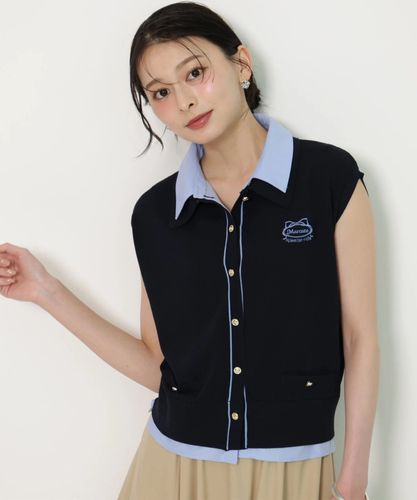 Arpege story限定】バックリボンビスチェペプラムニット | ニット