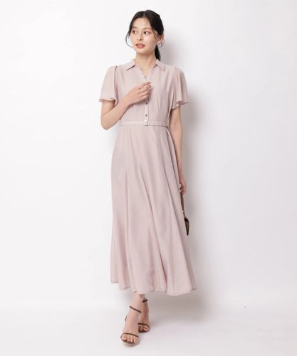 店舗限定》〈POLO BCSコラボ〉5分袖ポイントレースシャツワンピース