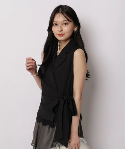 新品未使用タグ有りArpege story 半袖シアージャケット ベージュ S