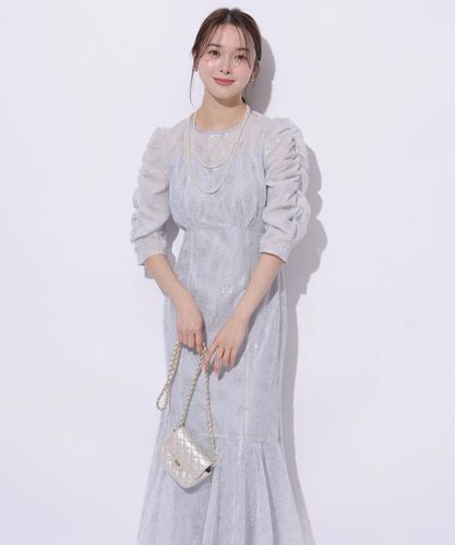 パイピングレースドレス | ドレス | JUSGLITTY（ジャスグリッティー