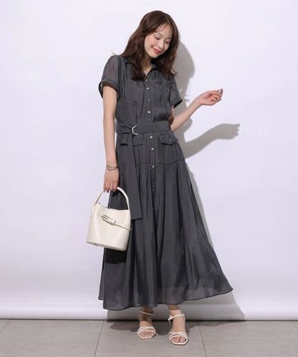 店舗限定》半袖ドロストシャツワンピース | ワンピース | Arpege story
