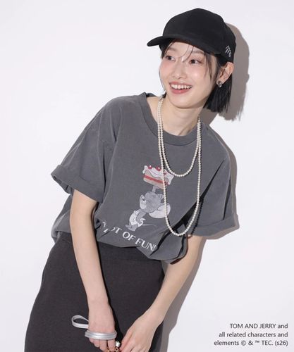 別注＞ミッキーマウス/パール付きTシャツ | Tシャツ・カットソー
