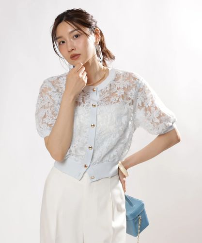有楽町マルイ限定》レースブーケカーディガン | カーデ | JUSGLITTY