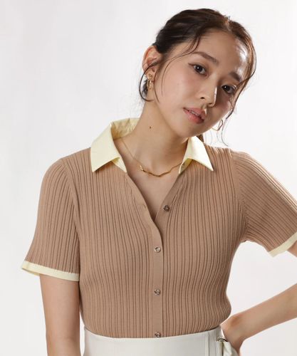 POLO BCSコラボ〉ポロカラーケーブルニットカーディガン | カーデ