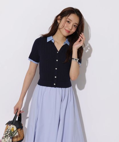 POLO BCSコラボ〉5分袖ポイントレースシャツワンピース | ワンピース