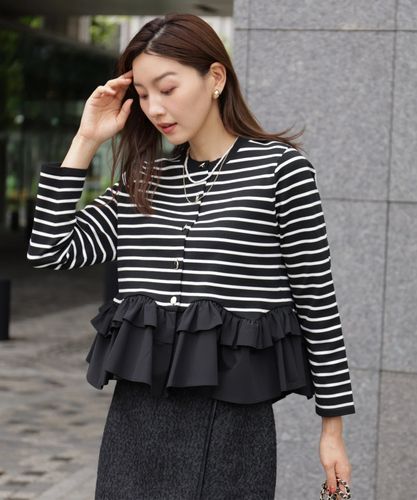 店舗限定》ペプラムカーデ | カーデ | JUSGLITTY（ジャスグリッティー