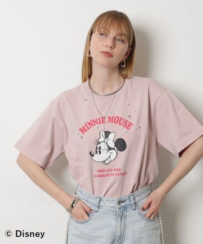 別注＞ミッキーマウス/パール付きTシャツ | Tシャツ・カットソー