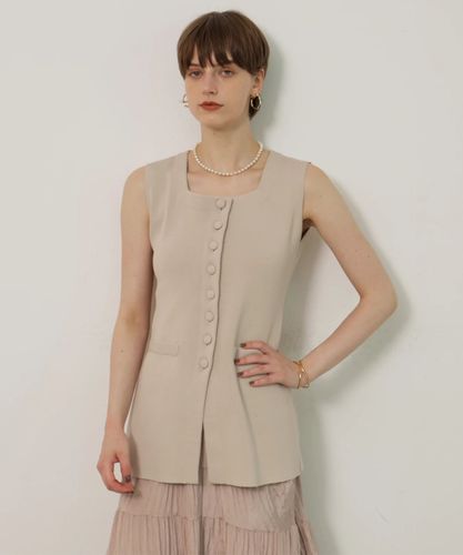 Arpege storyルミネ池袋店限定》チュールラッフルツィードニット