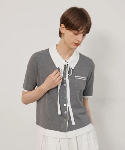 POLO BCSコラボ〉ポロカラーケーブルニットカーディガン | カーデ