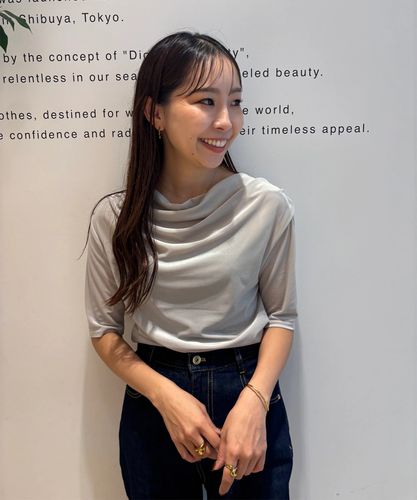 ドレープショートスリーブカットソー | Tシャツ・カットソー | CADUNE