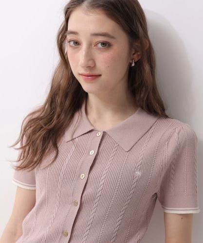 半袖シャツカラーニット | ニット | JUSGLITTY（ジャスグリッティー