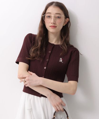 店舗限定》〈POLO BCSコラボ〉ポロカラーケーブルニットカーディガン