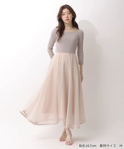 半袖ケーブルドッキングワンピース | ワンピース | JUSGLITTY（ジャス