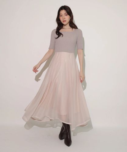 半袖ケーブルドッキングワンピース | ワンピース | JUSGLITTY（ジャス