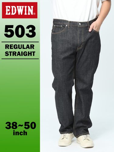 エドゥン　503V  SIZE３１✕３３ 大きいサイズ メンズ EDWIN (エドウィン) 503 ジップフライ ジーンズ