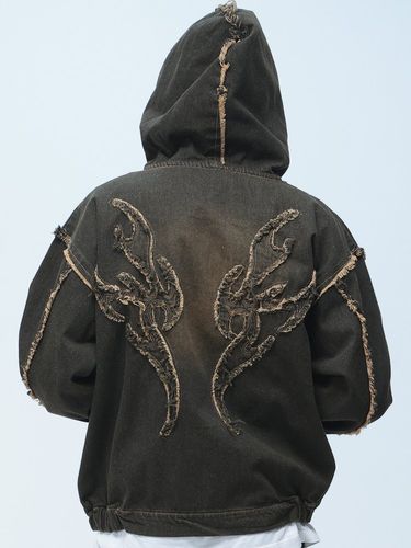 THRASHER (スラッシャー) 裏起毛 フェード加工 アップリケロゴ